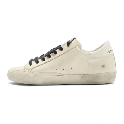 GOLDEN GOOSE SSENSE 独家发售白色 SUPER SSTAR 运动鞋