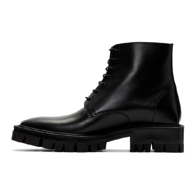 Shop Balenciaga Black Outdoor Rim Boots