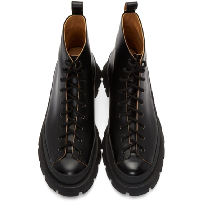 Shop Jil Sander Black Antick Ankle Boots