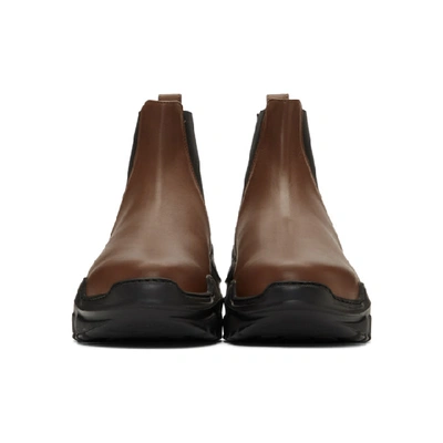 Shop Tibi Ssense Exclusive Brown Diego Glove Boots