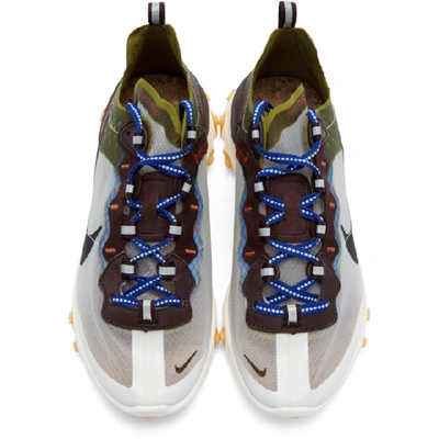 Shop Nike Green And Brown React Element 87 Sneakers In 300mosbkdrd