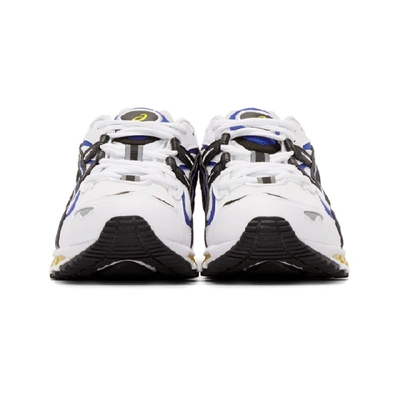 Shop Asics White And Black Gel-kayano 5 360 Sneakers