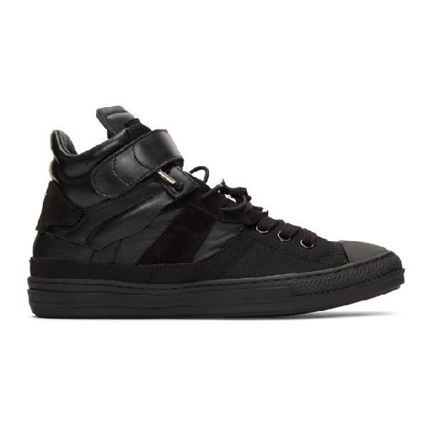 fabric high top sneakers