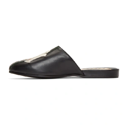 Shop Gucci Black Ny Yankees Edition Web Flamel Loafers In 6464 Black
