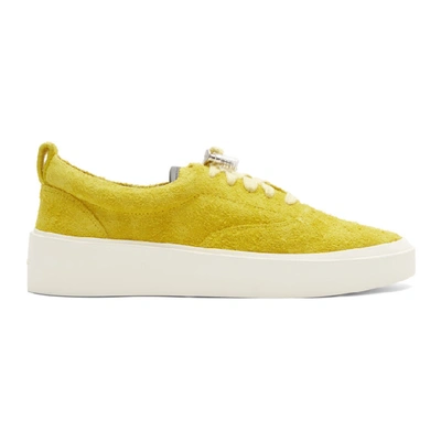 Shop Fear Of God Yellow Suede 101 Lace-up Sneakers In 705grdnglv