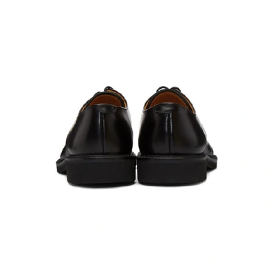 Shop Comme Des Garçons Homme Deux Comme Des Garcons Homme Black Glossy Derbys In 1 Black