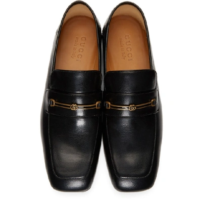 Shop Gucci Black Yonder Loafers In 1000 Black