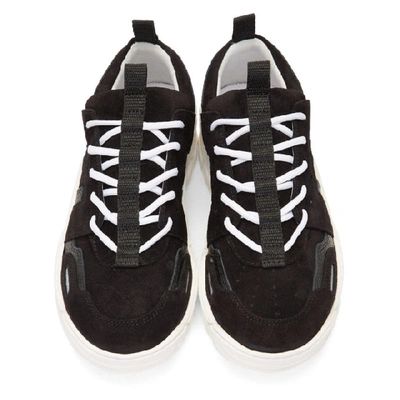 Shop Ami Alexandre Mattiussi Black Runner Sneakers