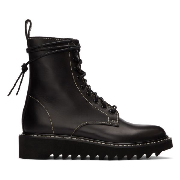 giuseppe zanotti lace up boots