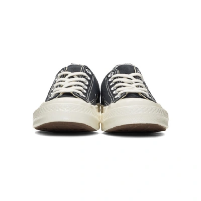 Shop Comme Des Garçons Play Comme Des Garcons Play Black Converse Edition Half Heart Chuck 70 Sneakers