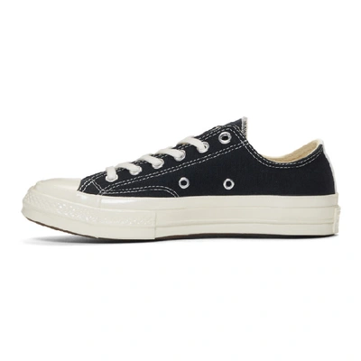 Shop Comme Des Garçons Play Comme Des Garcons Play Black Converse Edition Half Heart Chuck 70 Sneakers