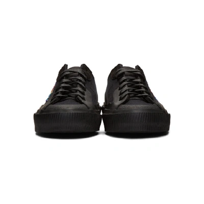 Shop Givenchy Black Signature Low Light Tennis Sneakers In 960-multi
