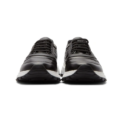 Shop Prada Black Sport Sneakers In Nero/bianco