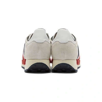 Shop Moncler White Horace Sneakers In 002 White