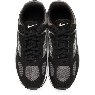 Shop Nike Black Air Ghost Racer Sneakers In 002bkgrywht