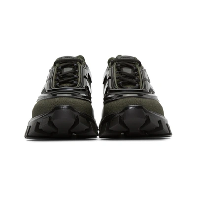 Shop Prada Green Cloudbust Thunder Sneakers In F0p80 Blk K