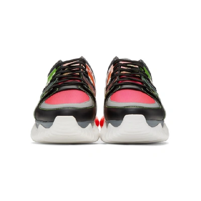 Shop Fendi Multicolor Leather Sneakers In F16xr - Mul