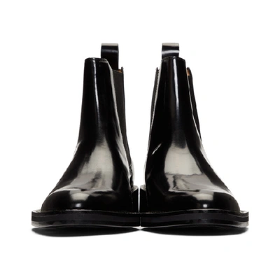 Shop Ami Alexandre Mattiussi Black Spazzo Chelsea Boots In 001 Noir