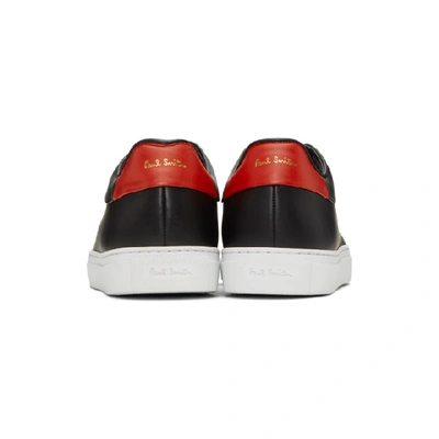 PAUL SMITH 黑色 AND 红色 BASSO 运动鞋