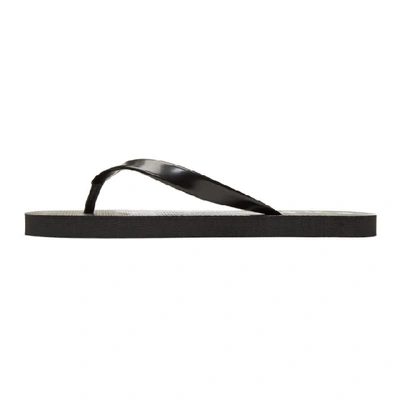 Shop Ps By Paul Smith Black And White Discflop Flip Flops In 79 Zebra