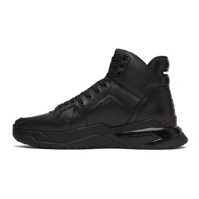 Shop Balmain Black B Ball Sneakers In Eap Noir/no