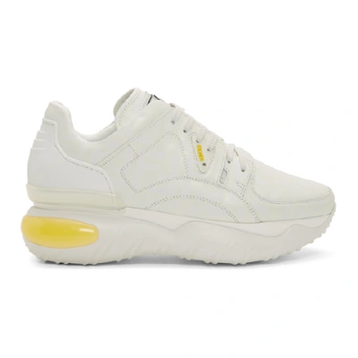 Shop Fendi White Photosensitive Forever  Sneakers In F15u4 Ylw W