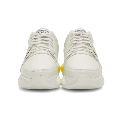 Shop Fendi White Photosensitive Forever  Sneakers In F15u4 Ylw W