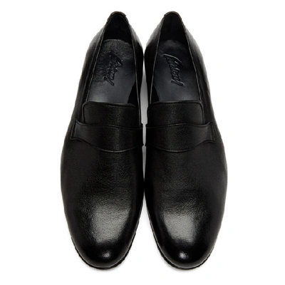 Shop Brioni Black Penny Loafers In 1000 Black