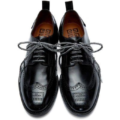 Shop Givenchy Black Cruz Derbys