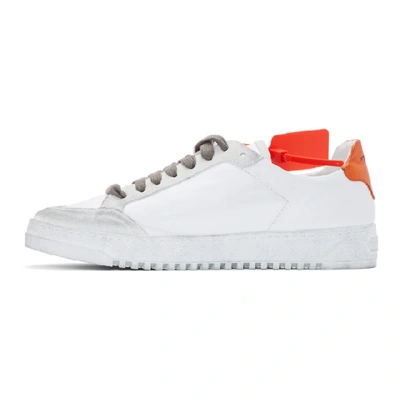 Shop Off-white White & Orange 2.0 Low Sneakers
