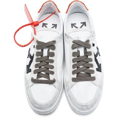 Shop Off-white White & Orange 2.0 Low Sneakers