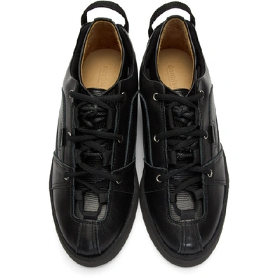 Shop Doublet Black Sneakers Layered Dress Derbys