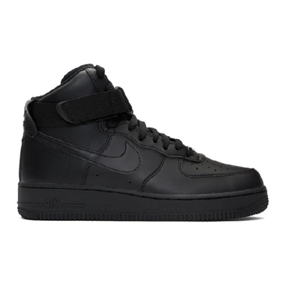 Shop Nike Black Air Force 1 High '07 Sneakers