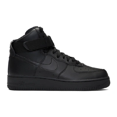 NIKE 黑色 AIR FORCE 1 07 高帮运动鞋