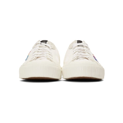 Shop Givenchy White Signature Low Light Tennis Sneakers In 100 White