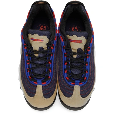 Shop Nike Navy And Tan Acg Air Skarn Sneakers In 200 Sandrac