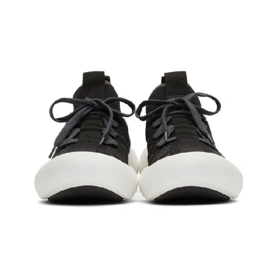 Shop Marni Black Banana Lace-up Sneakers In 00n99 Black