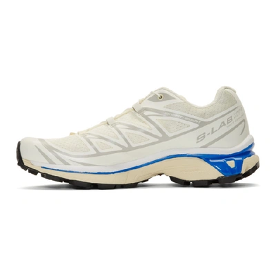 Shop Salomon Off-white Limited Edition S/lab Xt-6 Softground Lt Adv Sneakers In Vanillablue