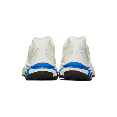 Shop Salomon Off-white Limited Edition S/lab Xt-6 Softground Lt Adv Sneakers In Vanillablue