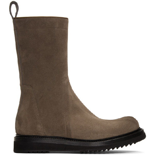 rick owens suede boots