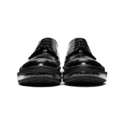 Shop Prada Black Leather Bounce Derbys