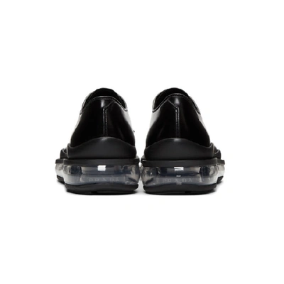 Shop Prada Black Leather Bounce Derbys