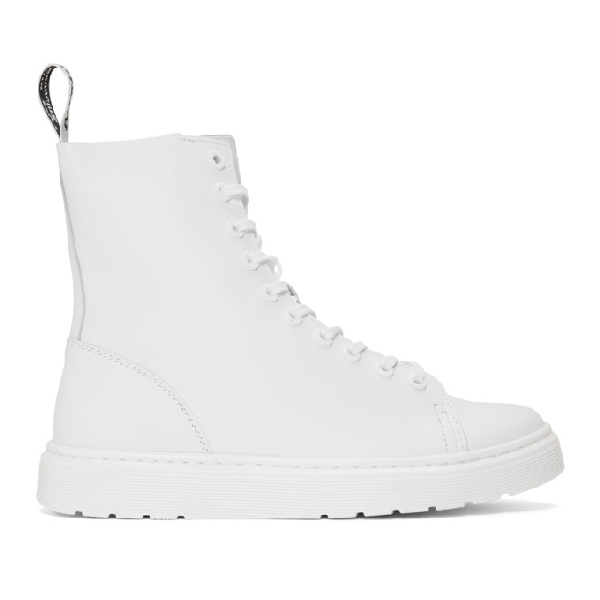 white high top doc martens