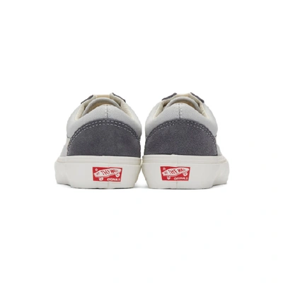 Shop Vans Grey Og Old Skool Lx Sneakers In Gry Black