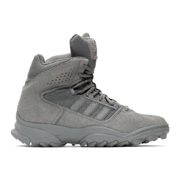 032c Grey Adidas Originals Edition Suede Gsg-9 High-top Sneakers | ModeSens