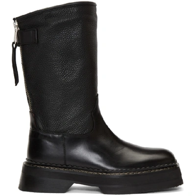 Shop Eytys Black Tucson Boots