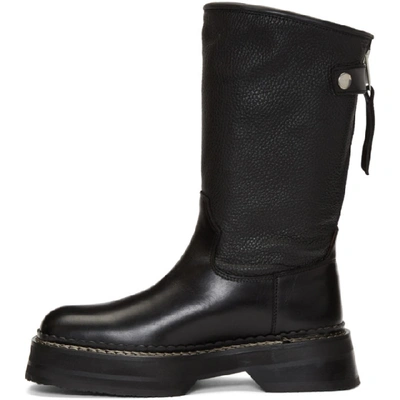 Shop Eytys Black Tucson Boots