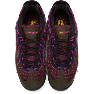 Shop Nike Purple And Green Acg Air Skarn Sneakers In 300 Sequoia