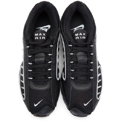 Shop Nike Black Air Max Tailwind Iv Sneakers In 003blksilv