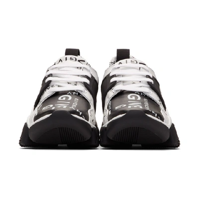 Shop Givenchy Black & White Basse Jaw Sneakers In Black/white